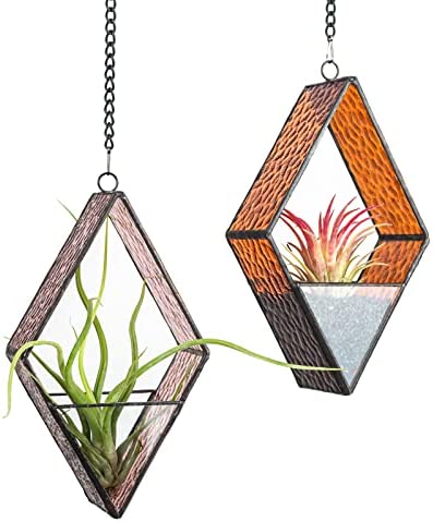 Geometric Window Glass Planters