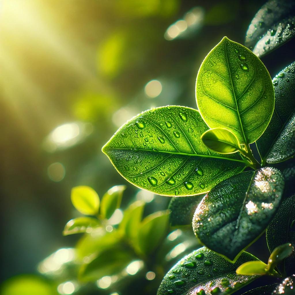 Photo of Vibrant Shiny Leaves