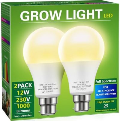 Briignite Led Full Spectrum Grow Light A19 Bulb Indoor