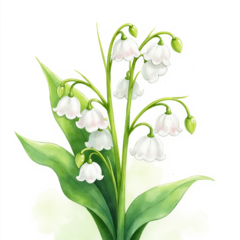 Birth Month Flower Design – May